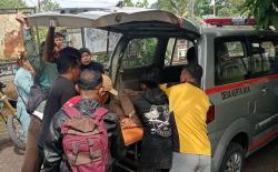 Kecelakaan Maut di Simpenan Sukabumi, Pengendara Motor Satria FU Tewas di Tempat usai Tabrak Warung 