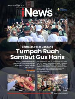 Ribuan Warga Tumpah Ruah Sambut Blusukan Gus Haris di Pasar Condong Probolinggo