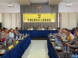 Team Was Ops Polda Banten Kunjungi Polres Lebak Awasi Pelaksanaan Operasi Mantap Praja Maung 2024