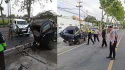 2 Kendaraan Terlibat Kecelakaan di Pakisaji, Sopir Mobil Pickup Terjepit