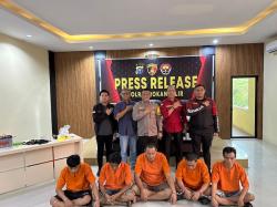 Kapolres Rohil Ungkap 5 Tersangka Ilegal Tapping, yang Pertama di Indonesia