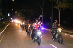 Kapolres Siak Pimpin Patroli Blue Light Skala Besar