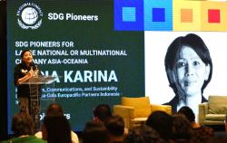 Lucia Karina terpilih sebagai UN Global Compact SDG Pioneer 2024