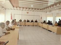 Kapolres Hadiri Rakor Persiapan Debat Paslon Bupati dan Wakil Bupati Rohil