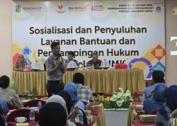 Kemenkumham Sulbar Sosialisasi Layanan Bantuan Hukum Kepada Pelaku UMK