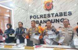 Polrestabes Bandung Ungkap Kasus Curanmor, Tangkap 8 Tersangka dan Sita 20 Motor Curian