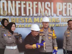 Alibi Pemotor Tak Pakai Helm yang Buat Pelanggar Lalin di Malang Naik Signifikan