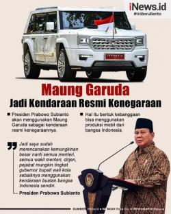 Prabowo Minta Menteri, Wamen, Gubernur, Walikota Gunakan Maung Garuda