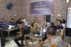 Wujudkan Debat Publik yang Aman, Kapolres Pelalawan Gelar Rakor Pengamanan