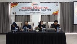 Pengawasan Pemilihan 2024, Bawaslu Cilegon Gelar Media Meeting