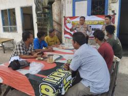 Polsek Dumai Barat Gelar Focus Group Discussion Dengan Para Sopir Bus di Terminal Akap