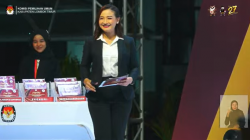 Berparas Cantik, Ini Sosok Rina Fahlevi Moderator Debat Perdana Pilbup Lombok Timur 2024