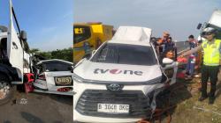 Mobil Rombongan Crew TVOne Kecelakaan di Tol Pemalang - Batang, 3 Penumpang Meninggal