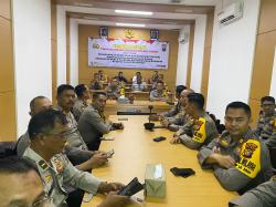 Dalam Rangka Persiapan Debat Publik, Kapolres Dumai Pimpin Rapat Persiapan Pengamanan