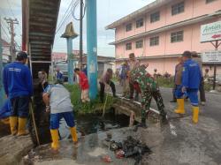 Polsek Dumai Kota Laksanakan Silaturahmi Kamtibmas dan Gotong Royong Bersama