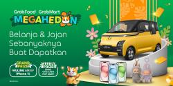 Diskon Hingga 55 Persen dan Grand Prize Mobil EV Meriahkan Grab Megahedon 2024