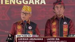 Debat Kedua Pilgub Sultra, LA-IDA Sampaikan Sultra Emas yang Amanah untuk Kesejahteraan Masyarakat