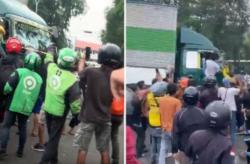 Kecelakaan Tragis di Tangerang, Truk Kontainer Ugal-Ugalan Menabrak Pengendara