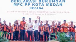 MPC PP Kota Medan Deklarasikan Dukungan ke Rico-Zaki di Pilkada 2024