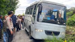 Bus Sekolah Terbalik di Siborongborong, 1 Siswi Tewas 3 Luka-Luka