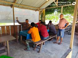 Polsek Bukit Kapur Melalui Bhabinkamtibmas Gurun Panjang Gelar FGD dan Berikan Himbauan ke Warga