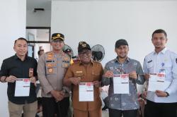 Kapolres Tinjau Proses Sortir dan Lipat Surat Suara Pilkada