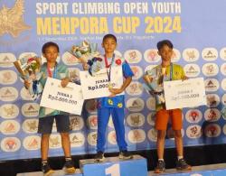 Fatih Noor Kertanegara, Pemanjat Cilik Wong Palembang Sport Climbing Club Rebut Juara 1 Menpora Cup