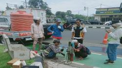 KPK Ambil Sampel Beton di Proyek Jalan Kandang Roda-Sentul