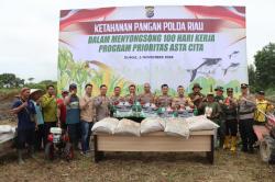 Polres Dumai Gelar Acara Launching Ketahanan Pangan, Mendukung Program Asta Cita Presiden RI