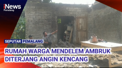 Video: Rumah Warga Mendelem Ambruk Diterjang Hujan Lebat Disertai Angin Kencang