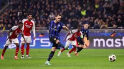 Liga Champion! Kemenangan Inter Milan Melawan Arsenal Berkat Penalti Calhanoglu