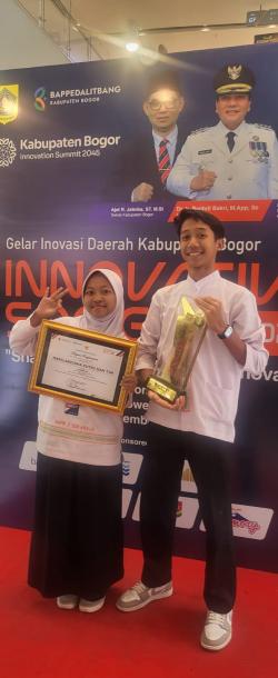 Dua Pelajar SMPN 2 Sukaraja Sabet Juara Inovasi Daerah Tingkat Kabupaten Bogor