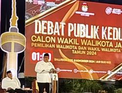 Debat Kedua Pilwako Jambi, H Andi Muhammad Guntur Tegas dan Berwibawa