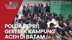 Gerebek Kampung Aceh, Polda Kepri Amankan Puluhan Pengguna Narkoba