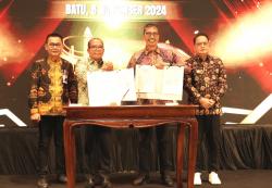 Bank Jatim Teken Shareholder Agreement dengan Pemprov Lampung dan Bank Lampung