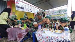 Kodim 0423 Bengkulu Utara Dukung Program Makan Bergizi Gratis Melalui Dapur Masuk Sekolah