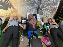 Peringati Hari Pahlawan, Kemenkumham Jateng - RSUP Kariadi Gelar Donor Darah