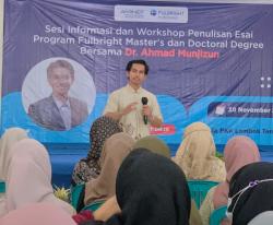 Doktor Jizun putra NTB, Berbagi Pengalaman dapat Beasiswa Fulbright untuk Studi di Amerika Serikat