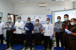BPOM Musnahkan Obat Ilegal, Rutan Mamuju Dukung Penuh