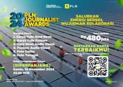 Pendaftaran PLN Journalist Award 2024 Diperpanjang, Buka Kesempatan Lebih Luas Bagi Jurnalis