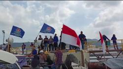 Ratusan Nelayan Merak Demo di Laut, Tuntut PT Dover Chemical Tanggung Jawab Kerusakan Lingkungan