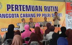 Pertemuan Rutin Anggota PP Polri Cabang Sragen, Nyatakan Tetap Dukung Kinerja Polri