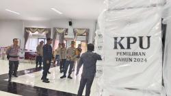 Bersama Tim Pamatwil Polda Riau, Kapolres Inhu Cek TPS Khusus dan TPS Rawan Banjir