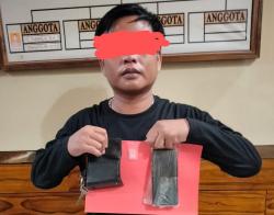 Simpan Sabu di Dashboard Mobil Seorang Pemuda Diamankan Polsek Kedungpring