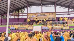 Partai Golkar Ciamis Rayakan HUT ke-60 dengan Senam Sehat di Taman Lokasana