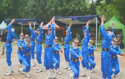 Ratusan Sekolah di Jakarta, Jabar, dan Banten Ikut Lomba Baris-berbaris di WaterBoom Lippo Cikarang