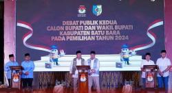 KPU Kabupaten Batu Bara Gelar Debat Publik Kedua Tiga Calon Bupati dan Wakil Bupati Batu Bara