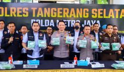 Polres Tangsel Sita 40 Kg Sabu Senilai Rp80 Miliar di Kecamatan Ciputat