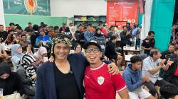 Viman-Diky Bersama Warga Tasikmalaya Nobar dan Rayakan Kemenangan Timnas Indonesia atas Arab Saudi