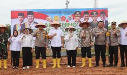 Polres Batu Bara Launching Gugus Tugas Ketahanan Pangan Nasional